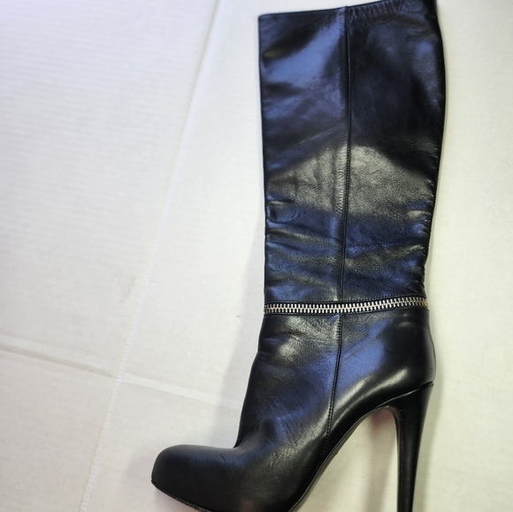 🌸 All Saints | Leather Knee High Boots,‎ size 7.5 - Picture 5 of 12